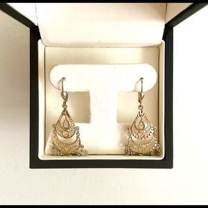 Solid real 10K Gold Earrings